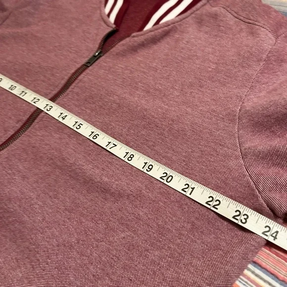 Guess by Guess Mens Bomber Jacket Burgundy Colorblock Size‎ XL